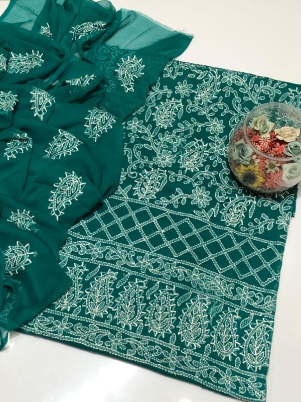 Green 2PC Sheedo Chicken Kari Dress