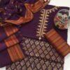 Purple Shamry Staple Embroidered Dress
